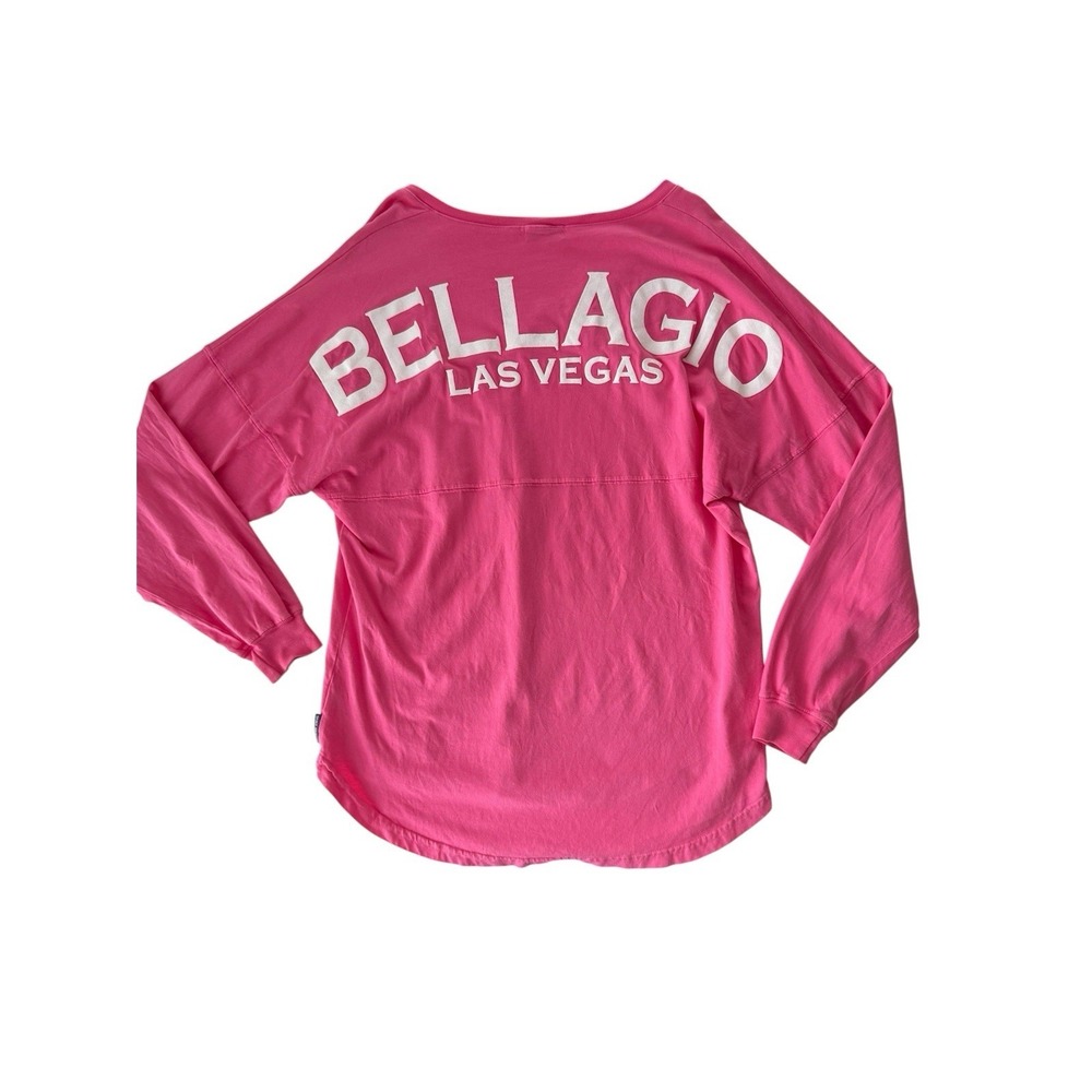 Bellagio Las Vegas Spirit‎ Jersey Womens Medium Pink Travel Casino Vacation